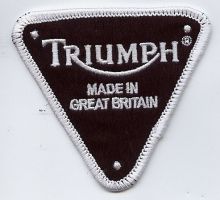 Triumph Triangle Made In Patch