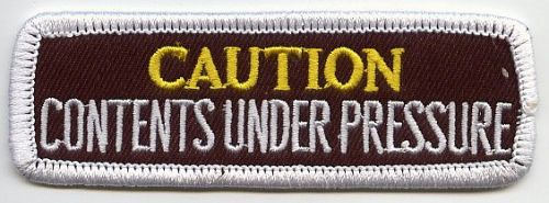 Caution Contents under Pressure Patch