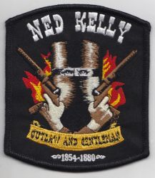 Ned Kelly Blazin Guns Patch