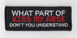What part of K M Arse Patch