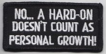 No Hard On Embroidered Patch
