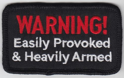 Warning Easily Provoked Patch