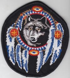 Wolf Dream Catcher Indian Patch