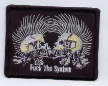 Fuck the System Embroidered Patch