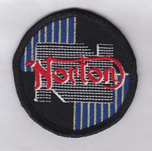 Norton Round Embroidered Patch