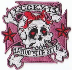 Lucky 13 Tattoo Ur Soul Patch