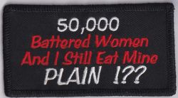 50,000 Batterted Women Patch