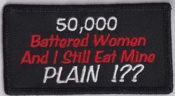 50,000 Batterted Women Patch
