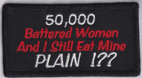50,000 Batterted Women Patch