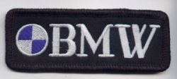 BMW Oblong Embroidered Cloth Patch