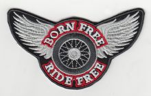 Born Free Ride Free Patch