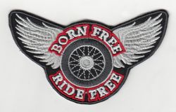 Born Free Ride Free Patch