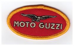 Moto Guzzi Red Oval Patch