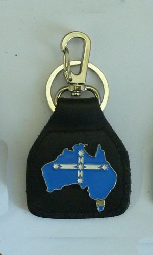 Eureka Australia Leather Keyring/Fob