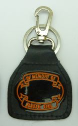 Rememberance Leather Keyring/Fob