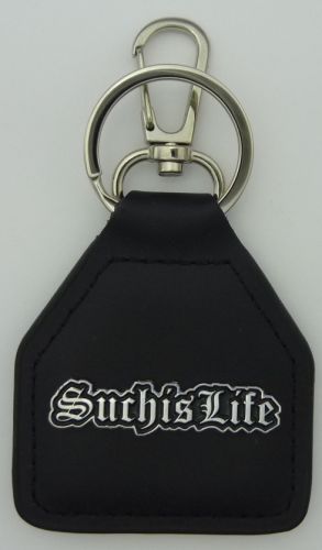 Such is Life Leather Keyring