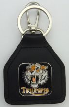 Triumph Tiger Genuine Leather Keyring/Fob