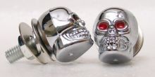 Number Plate Skull Bolts