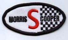 Morris Cooper S Oval Embroidered Patch