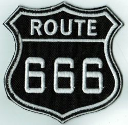 Route 666 Embroidered Patch