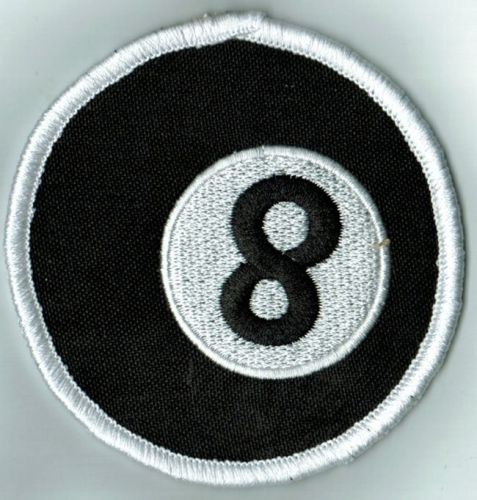 8 Ball Embroidered Cloth Patch