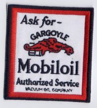 Mobil Gargoyle Embroidered Patch