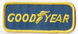 Goodyear Embroidered Patch