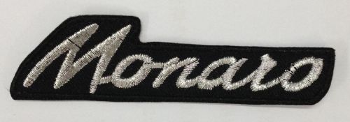 Monaro Script Embroidered Patch