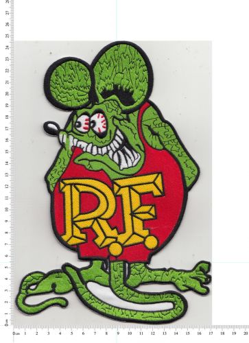 Ratfink Embroidered Cloth Back Patch