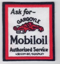 Mobiloil Gargoyle Embroidered cloth Patch
