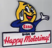 Esso Happy Moto embroidered cloth Patch
