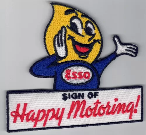 Esso Happy Moto embroidered cloth Patch