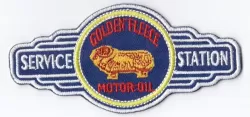 Golden Fleece Oldskool embroidered cloth Patch