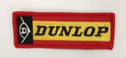 Dunlop Tyres embroidered cloth patch