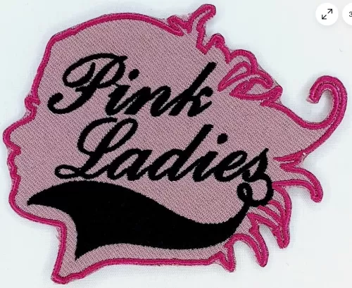 Pink Ladies embroidered Cloth Patch