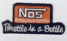 NOS Embroidered cloth Patch