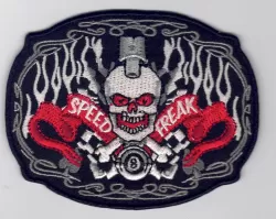 Speed Freak Embroidered cloth Patch