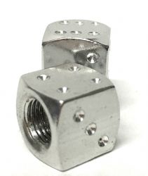 Valve Caps Solid Aluminium Dice