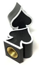 Ace of spades Plastic Valve Caps