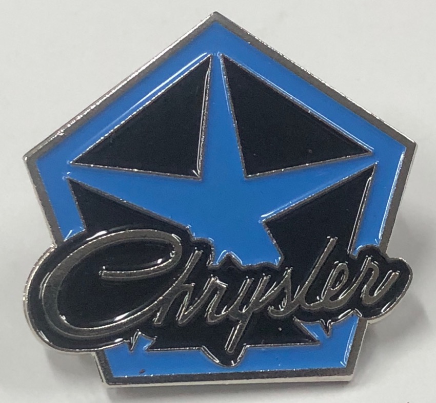 Chrysler Pentastar Logo Metal Lapel Pin Badge 