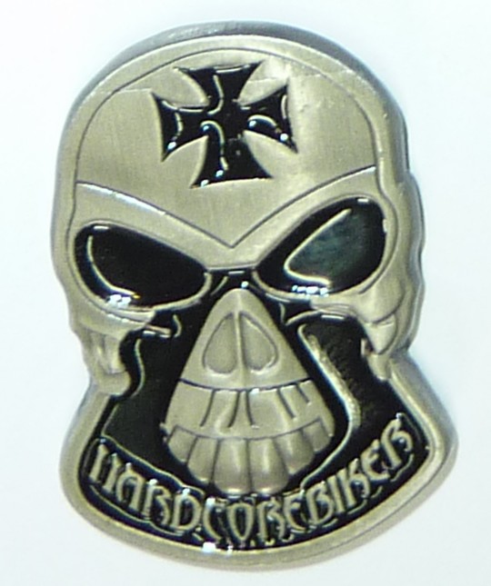 Hardcorebiker Skull Badge